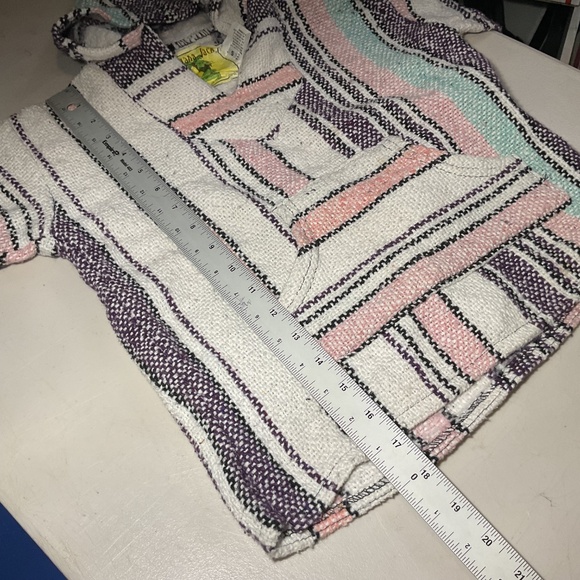 Iguana Jack Girls Pastel Color Pullover Hoodie Size Small - Picture 5 of 7